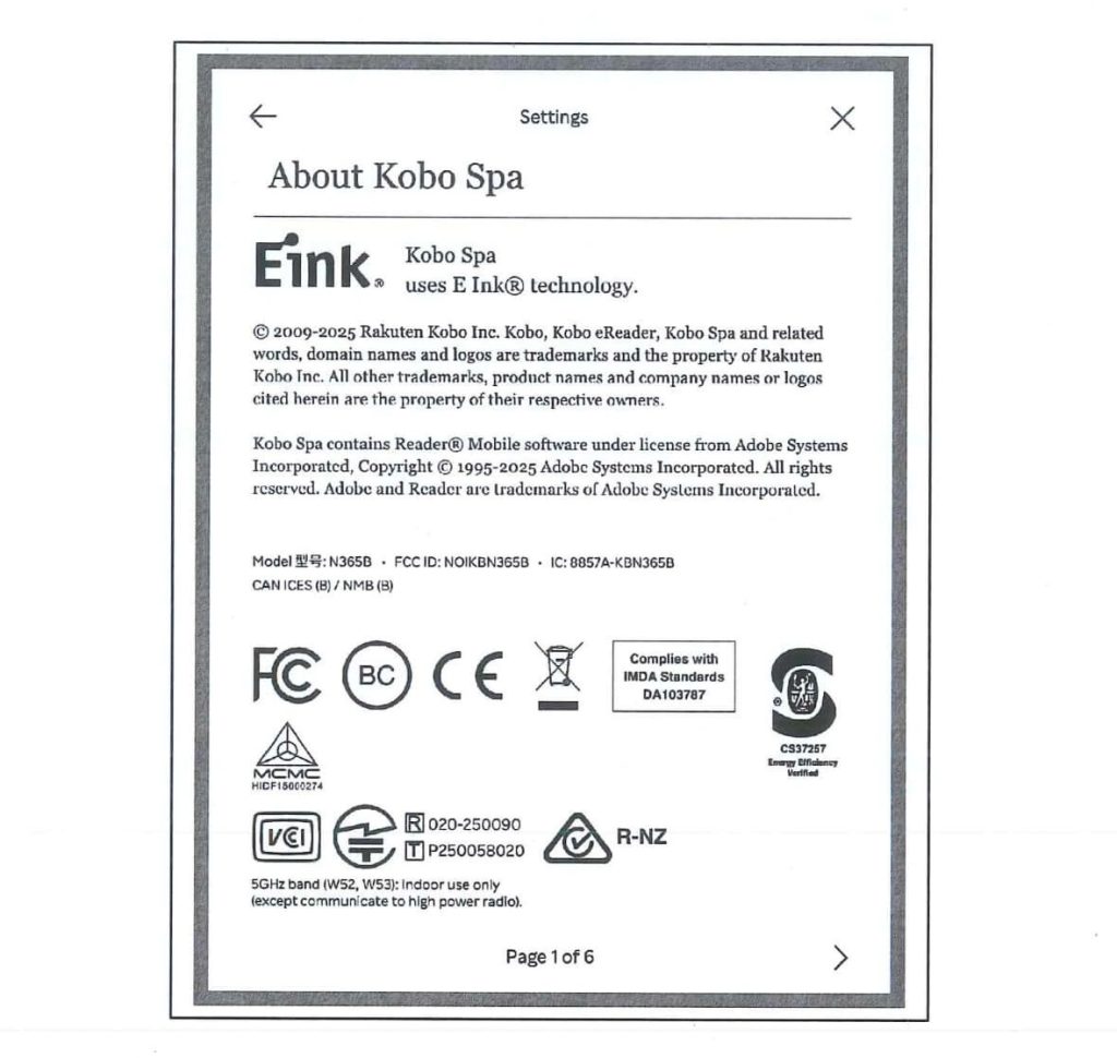 Rakuten Kobo sắp ra mắt máy đọc sách Kobo Spa 1 ro ri thong tin may doc sach kobo spa