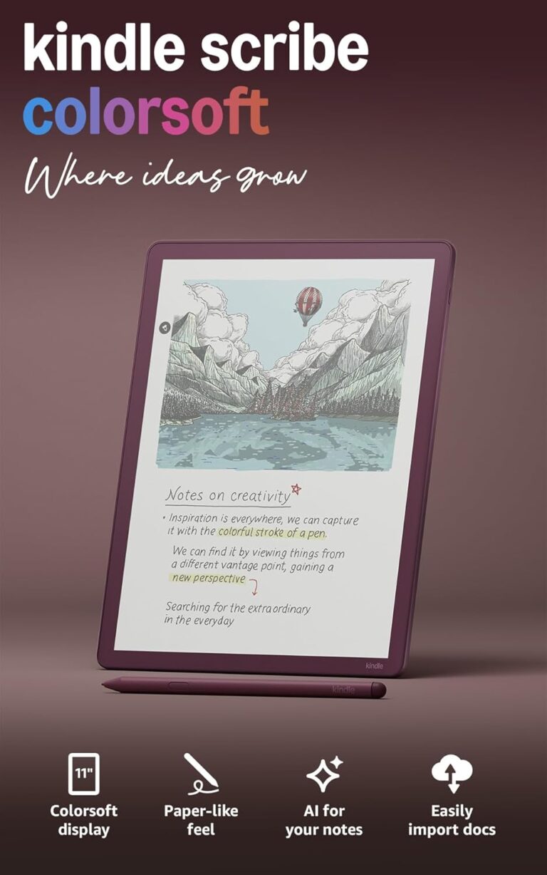 Amazon ra mắt máy đọc sách Kindle Scribe 3 và Kindle Scribe Colorsoft